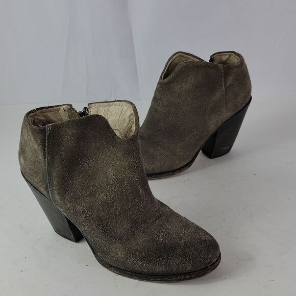 Freebird By Steven Detroit Suede Leather Women's Ankle Boots - Picture 3 of 16